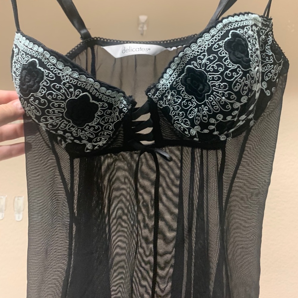 Lingerie shirt dress